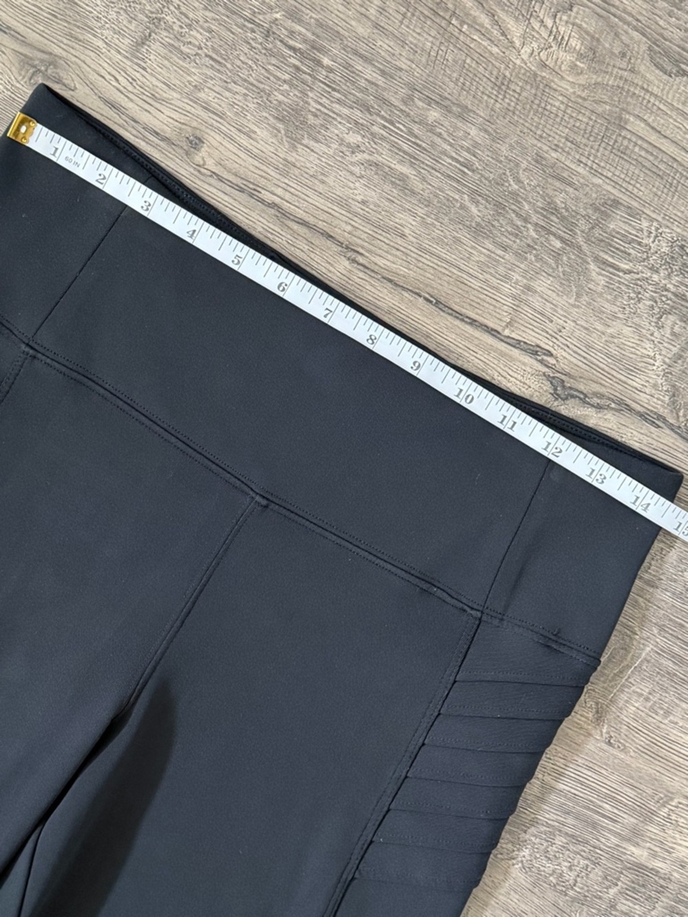 Athleta Delancey Moto Leggings Athleisure Black High Rise M - Picture 8 of 12